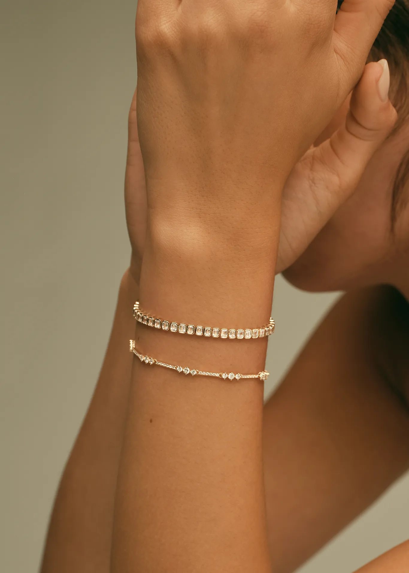 Alina Trio Tennis Bracelet sold by Kinn product image thumbnail 2