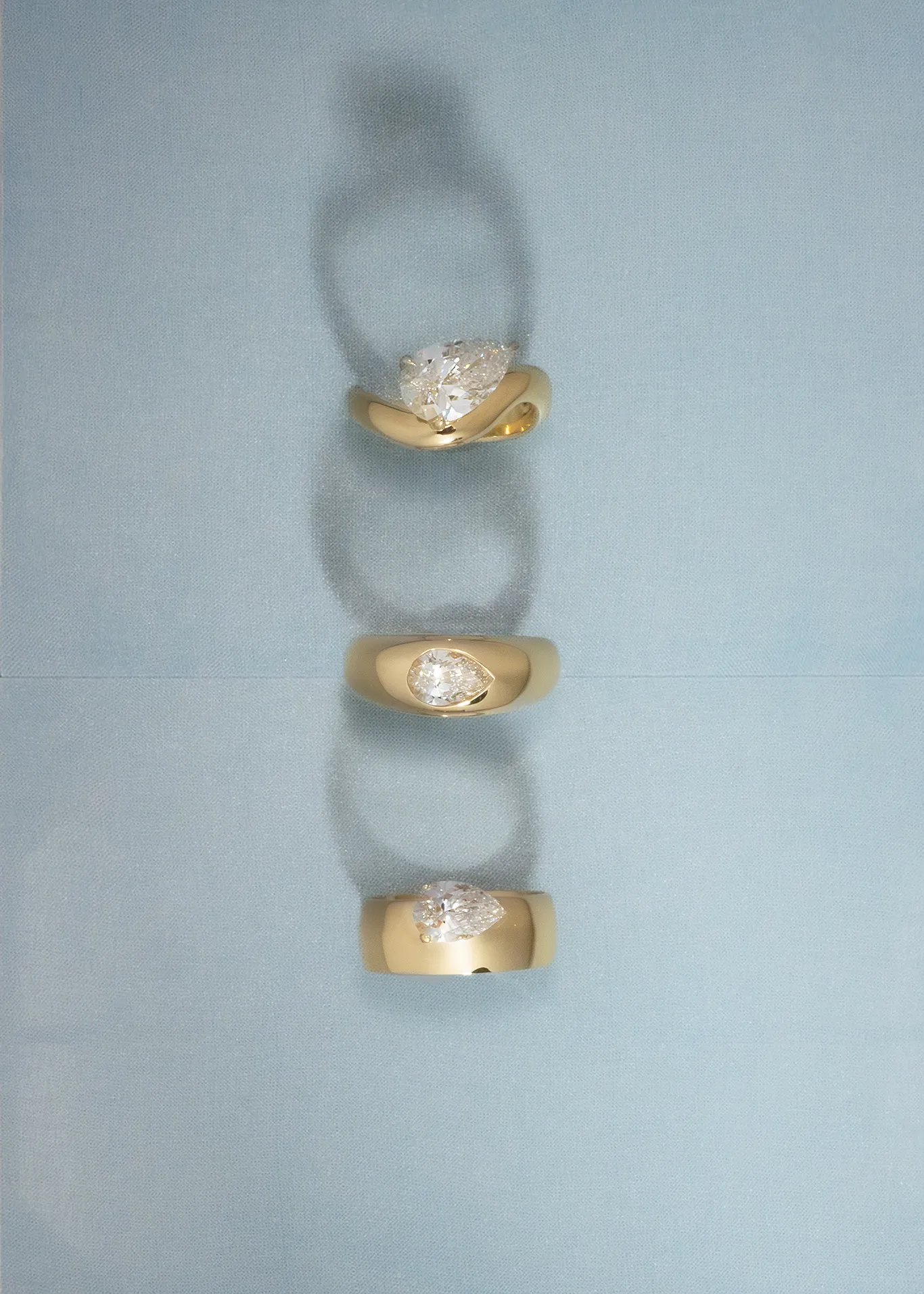 Carmen Dome Ring Pear Diamond sold by Kinn product image thumbnail 5