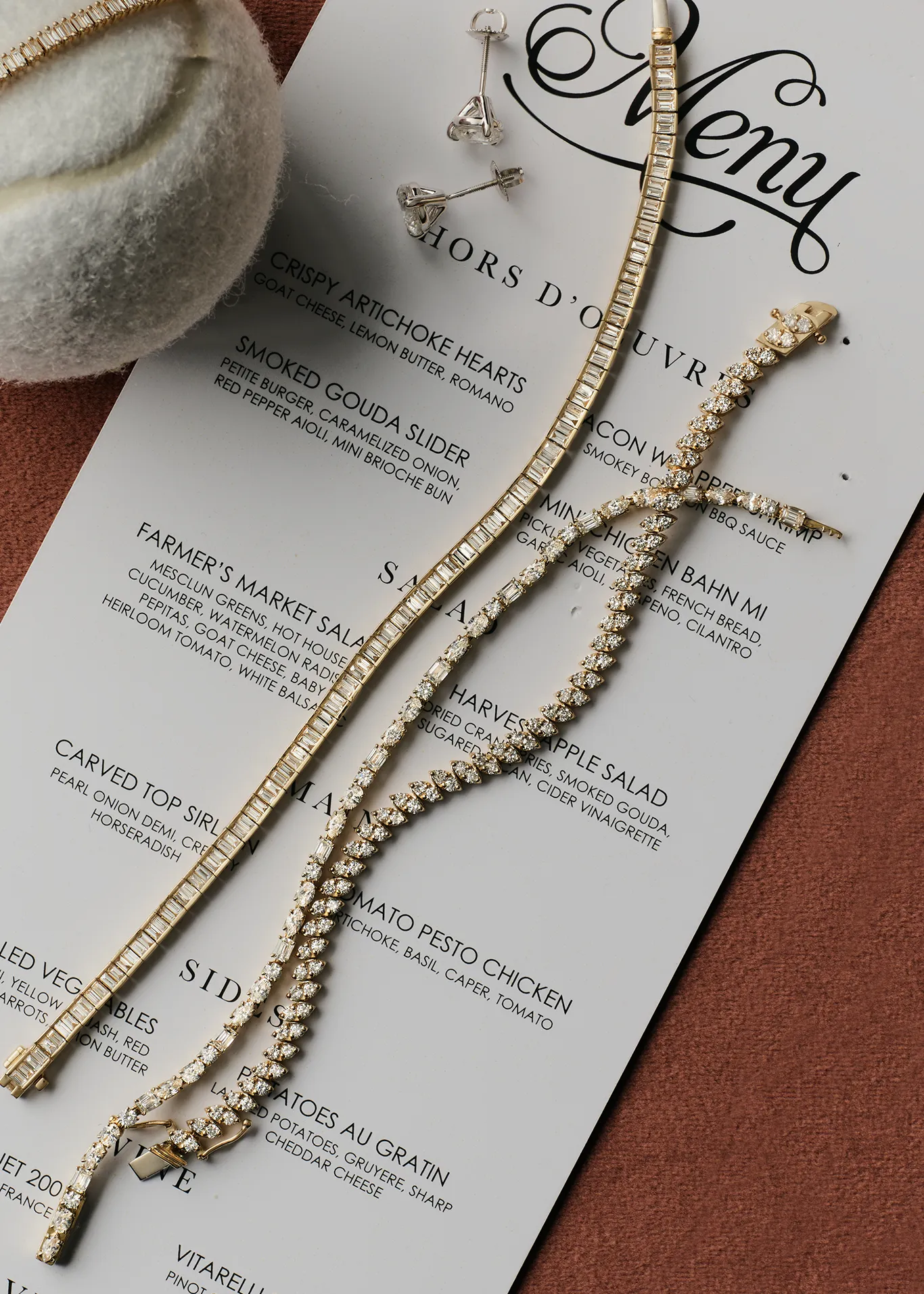 Esme Fancy Shape Tennis Bracelet 4ctw White Gold sold by Kinn product image thumbnail 5