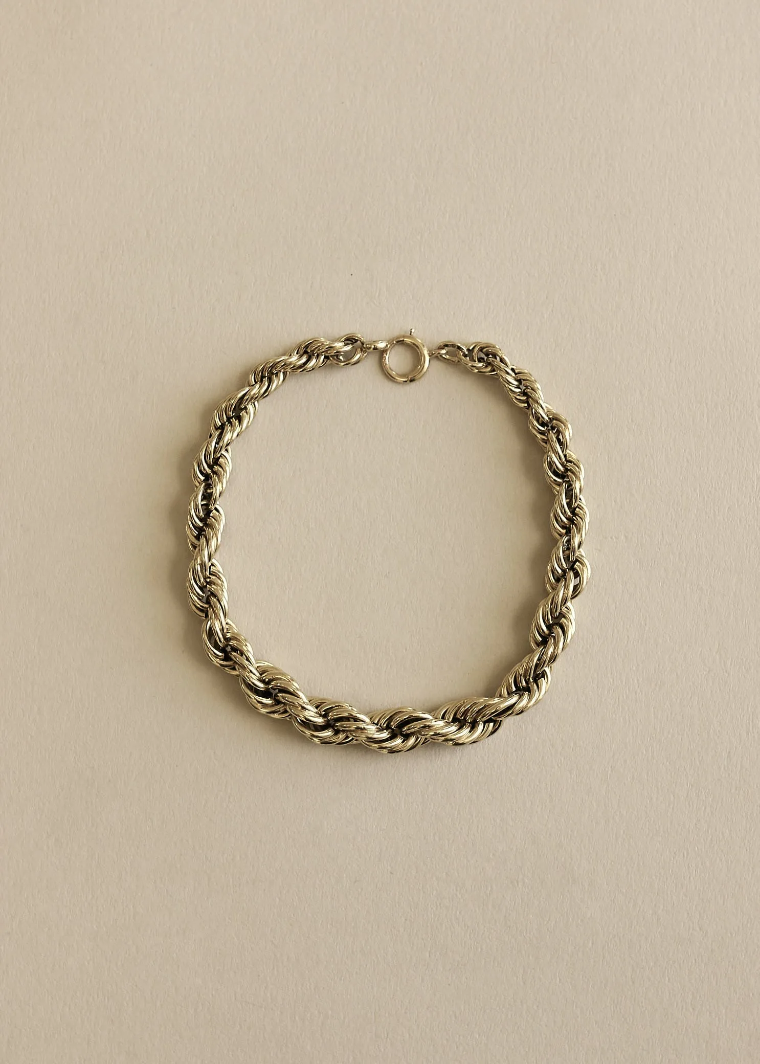 Vintage Bold Rope Chain Bracelet sold by Kinn