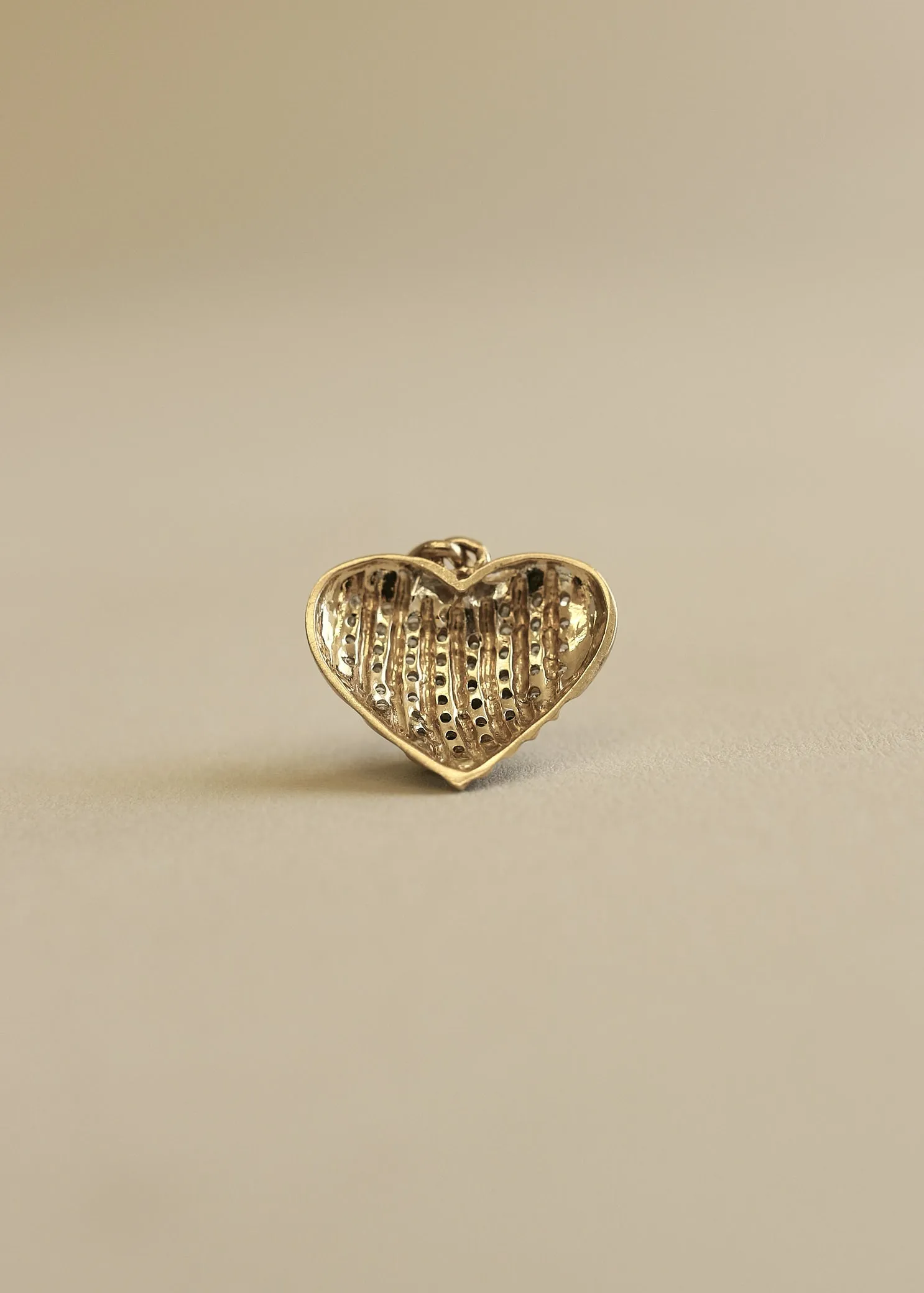 Vintage Heart Line Diamond Pendant 10K sold by Kinn product image thumbnail 3
