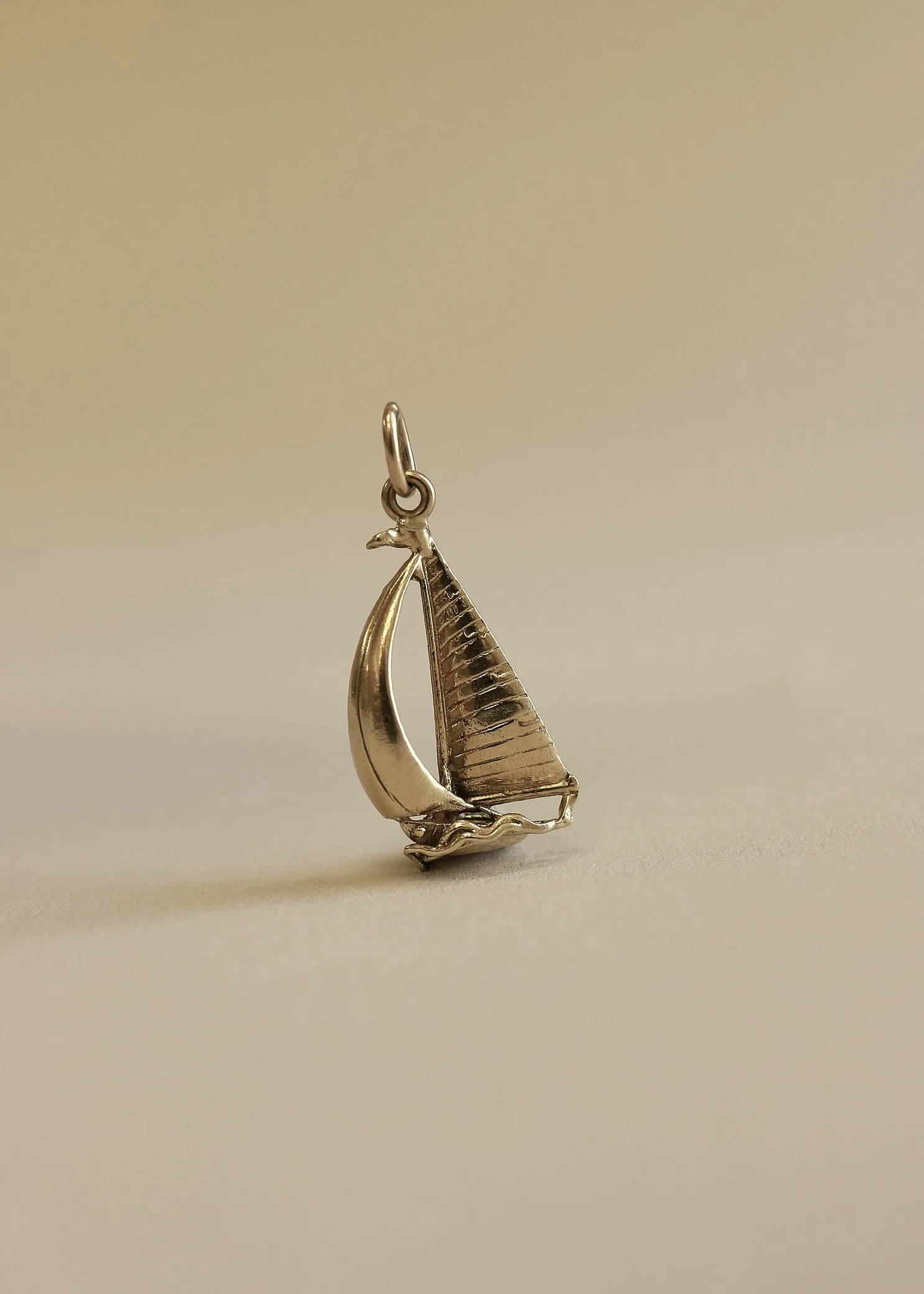 Vintage Sailboat Pendant 10K sold by Kinn