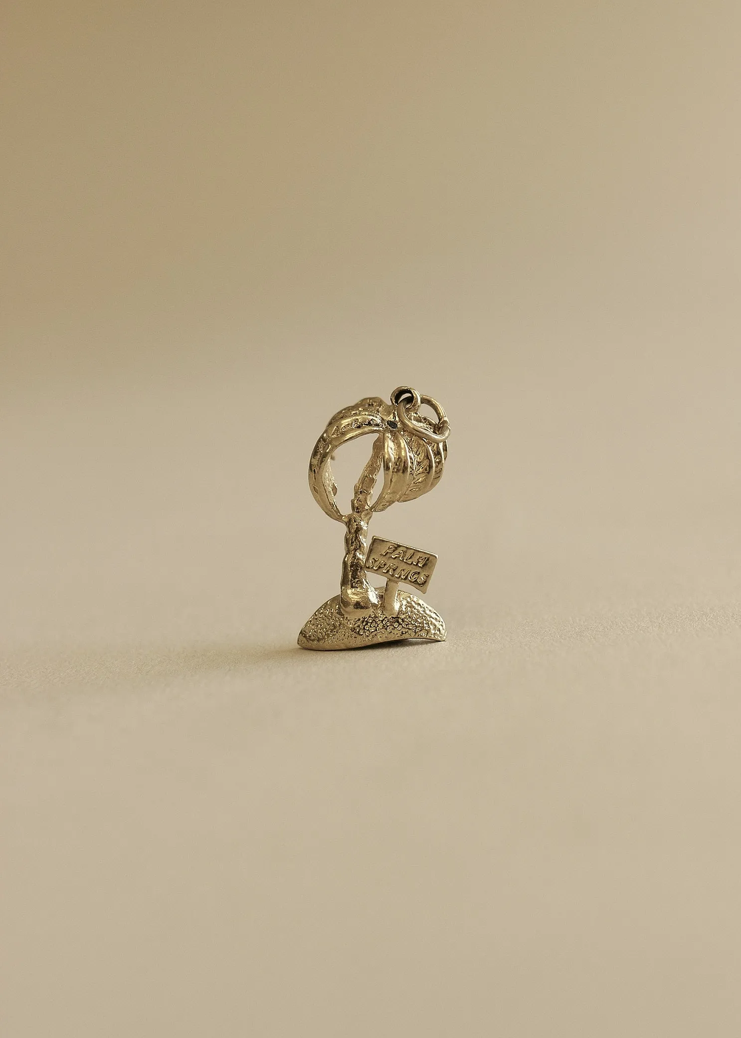 Vintage Palm Tree Pendant 14k sold by Kinn