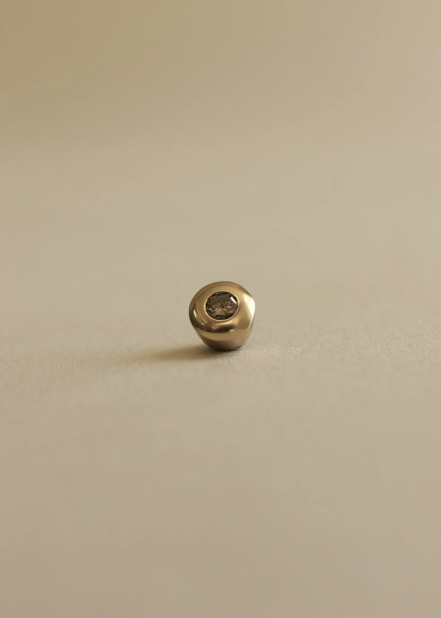 Vintage Diamond Bold Bezel Pendant 14k sold by Kinn