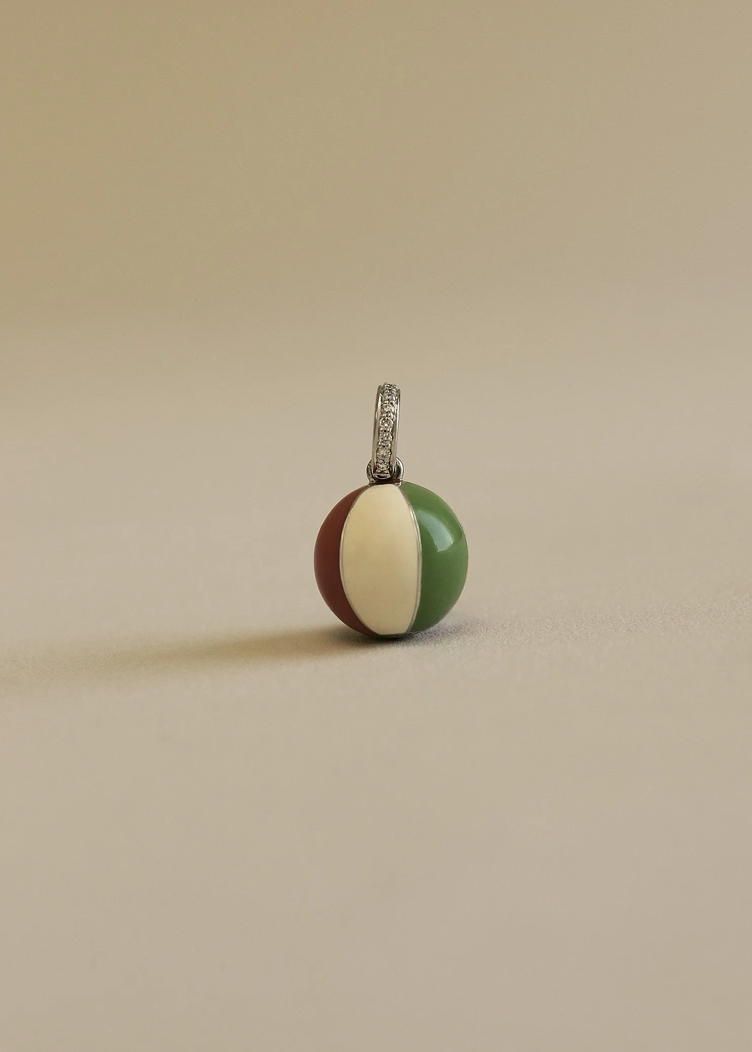 Vintage Beach Ball Pendant 18K sold by Kinn