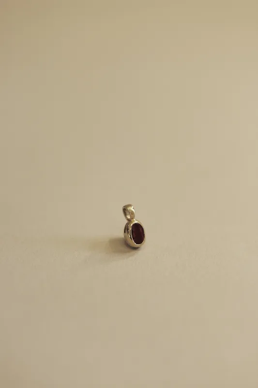 Vintage Ruby Oval Pendant sold by Kinn