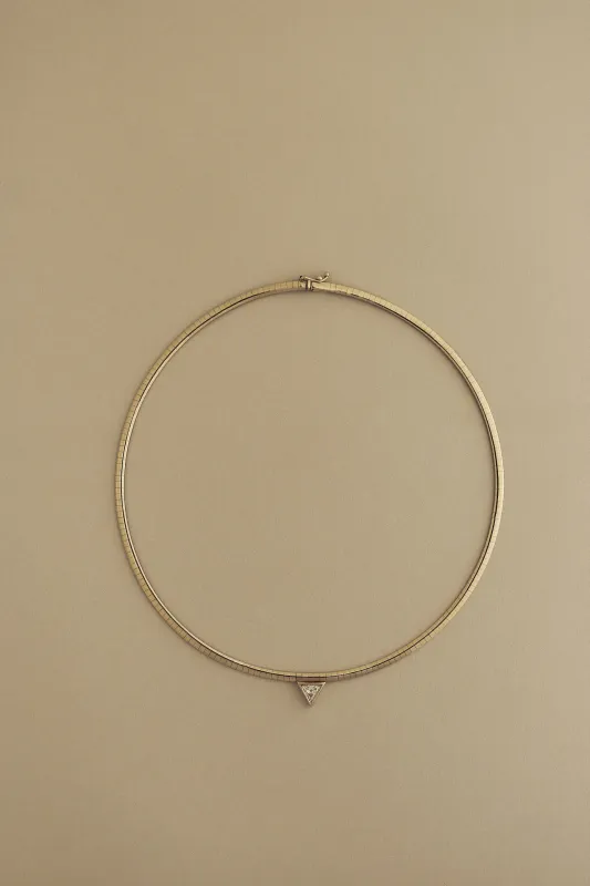 Vintage Heirloom Triangle Diamond Necklace sold by Kinn