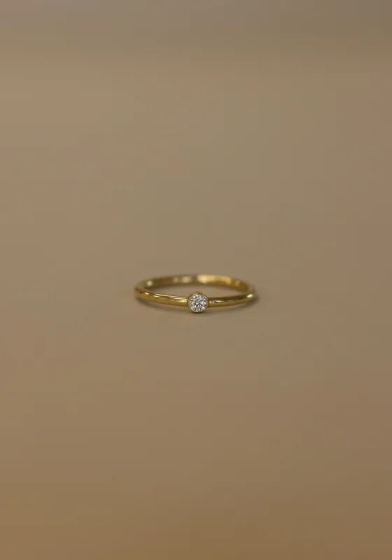 Archive Fleur Round Ring Diamond Size 6 sold by Kinn
