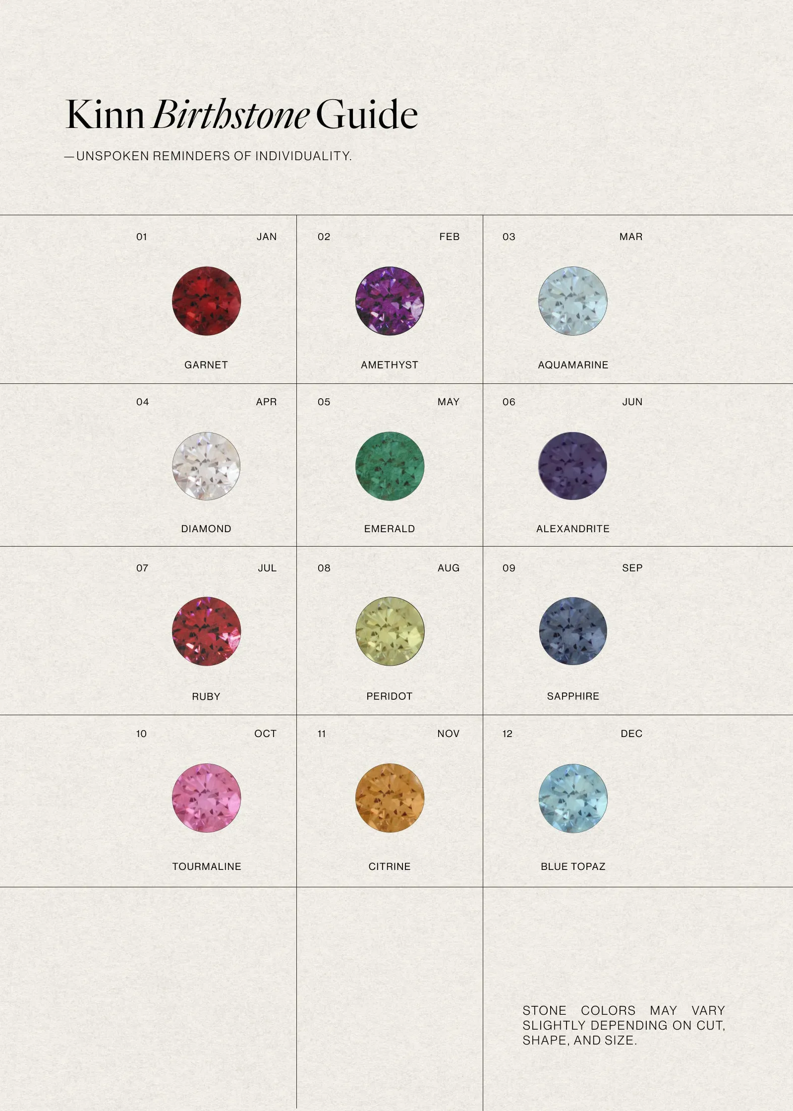 Noelle Pavé Dome Birthstone Charm Garnet sold by Kinn product image thumbnail 4