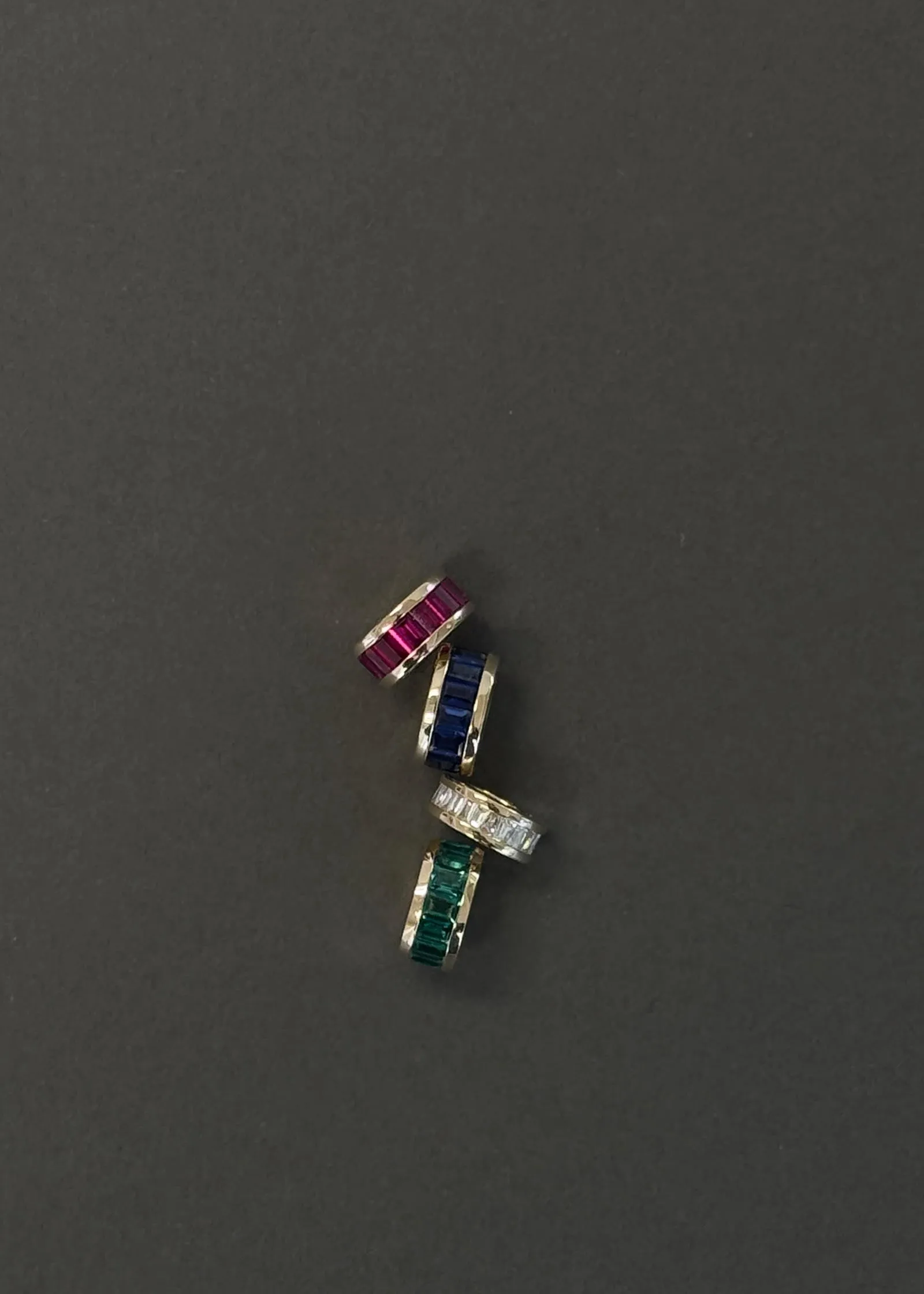 Milestone Baguette Birthstone Charm Ruby sold by Kinn product image thumbnail 4