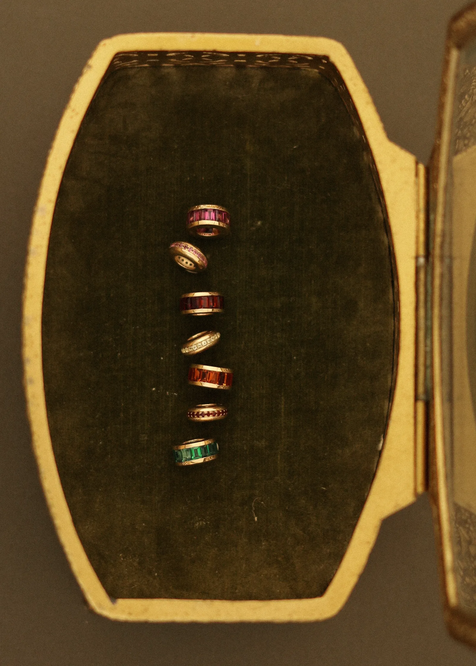 Milestone Baguette Birthstone Charm Pink Tourmaline sold by Kinn product image thumbnail 3