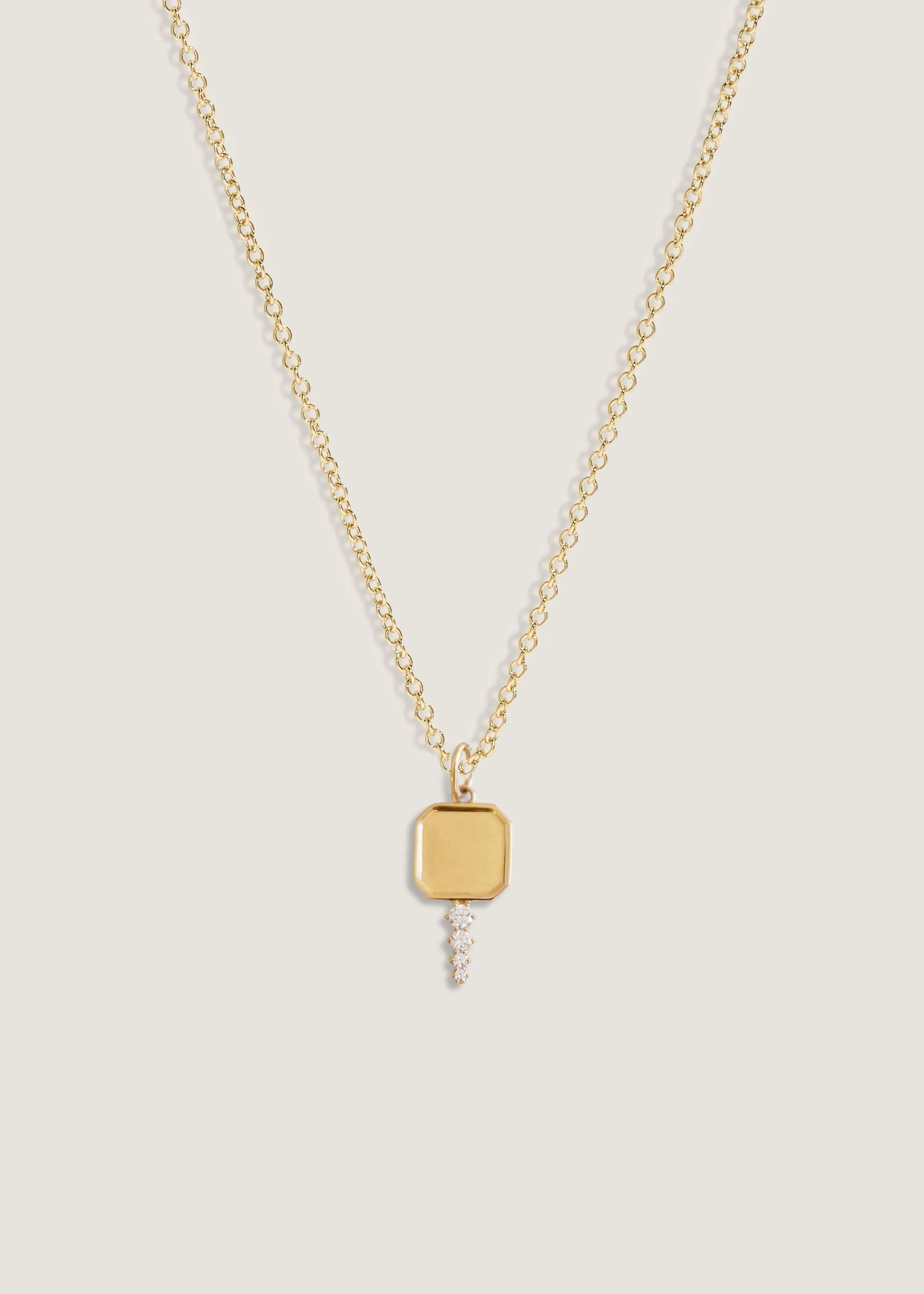 Legacy Key Pendant Diamond Necklace sold by Kinn