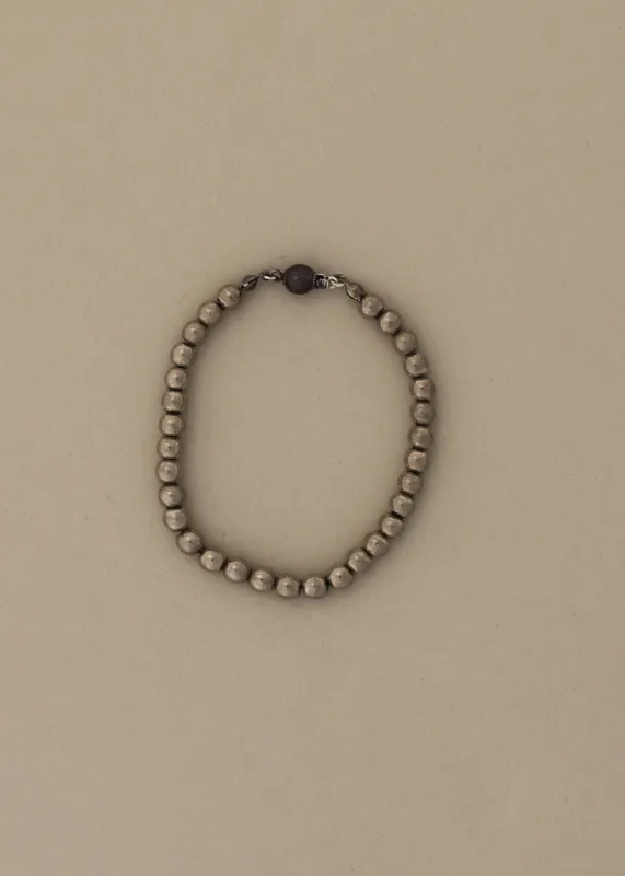 Vintage Silver Beaded Bracelet sold by Kinn
