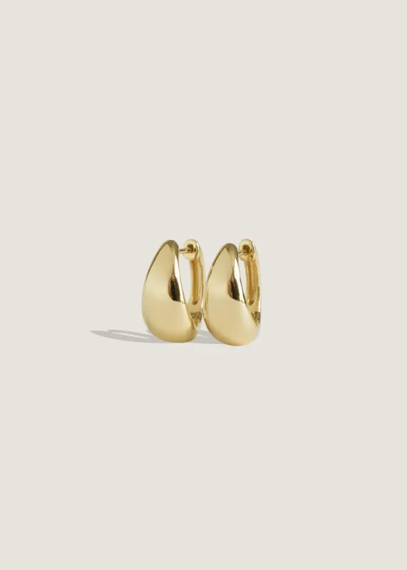 Teardrop Hoop Earrings made by Kinn