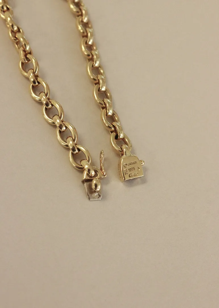 Vintage 18k Gold Cartier Rolo Chain Bracelet sold by Kinn product image thumbnail 5