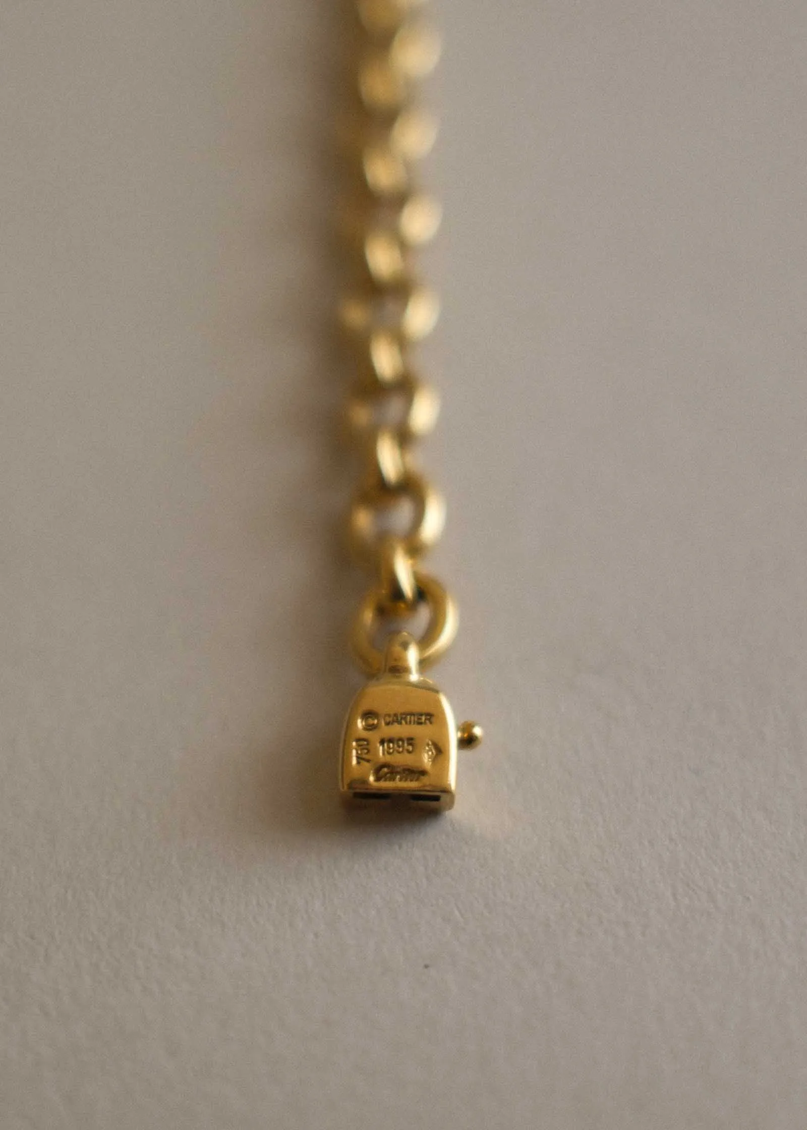 Vintage 18k Gold Cartier Rolo Chain Bracelet sold by Kinn product image thumbnail 2
