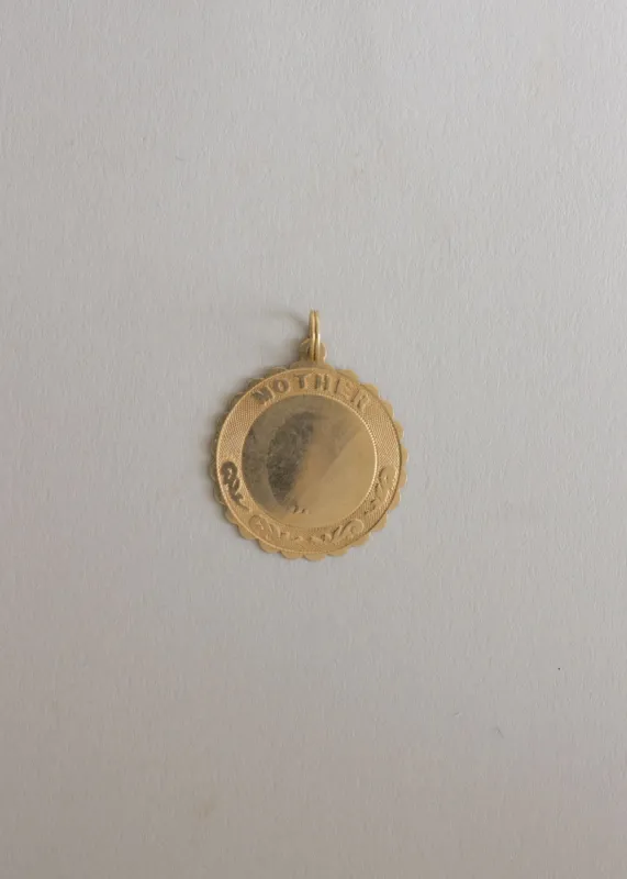 Vintage Mother Coin Pendant sold by Kinn