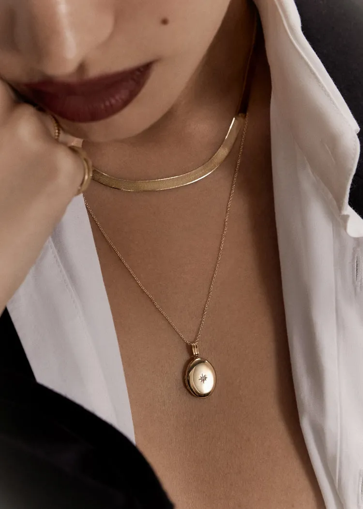 Maison Oval Locket Diamond sold by Kinn product image thumbnail 5