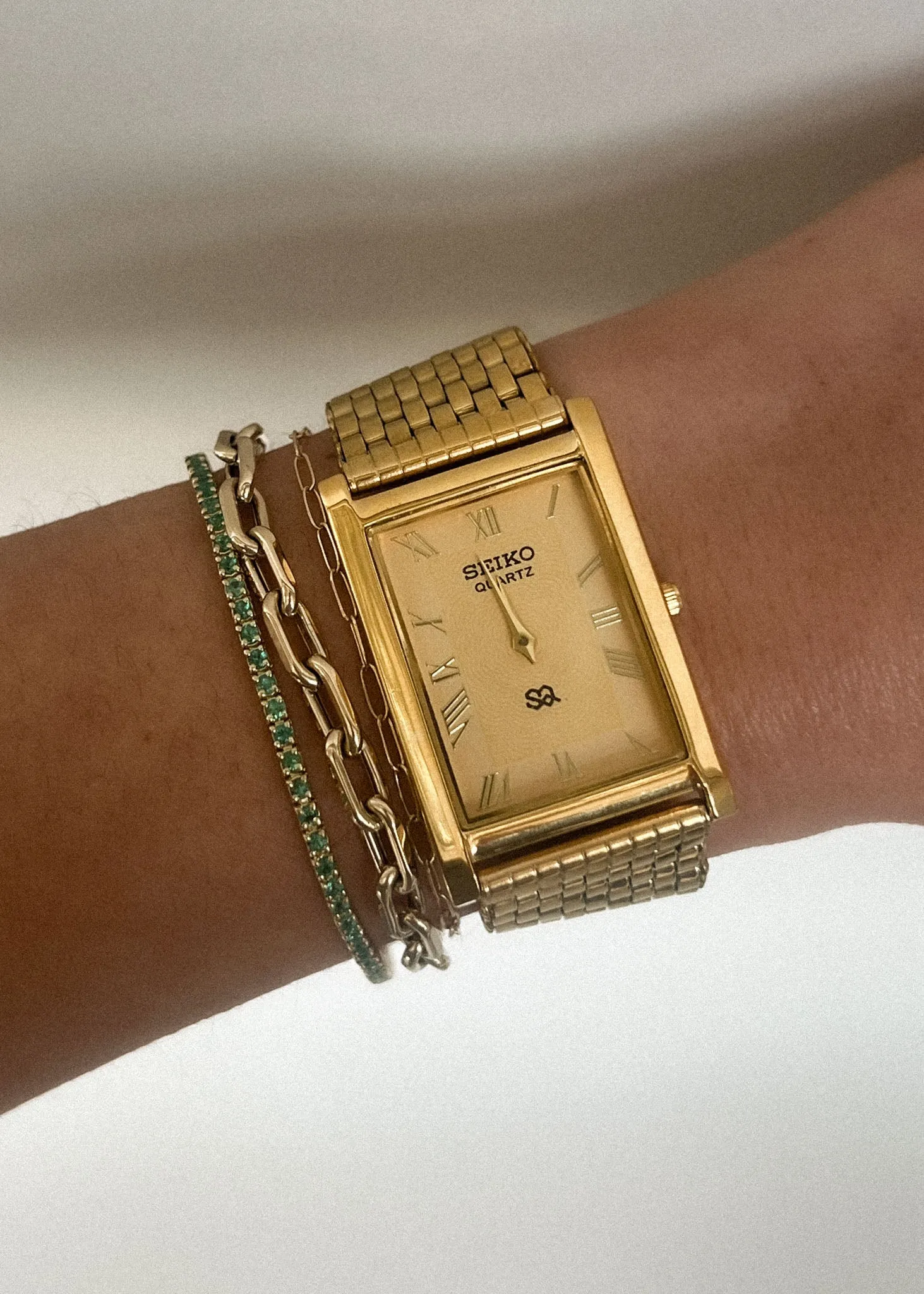 Vintage Seiko Watch Gold Face sold by Kinn product image thumbnail 3