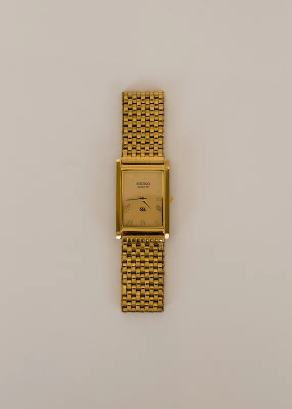 Vintage Seiko Watch Gold Face sold by Kinn