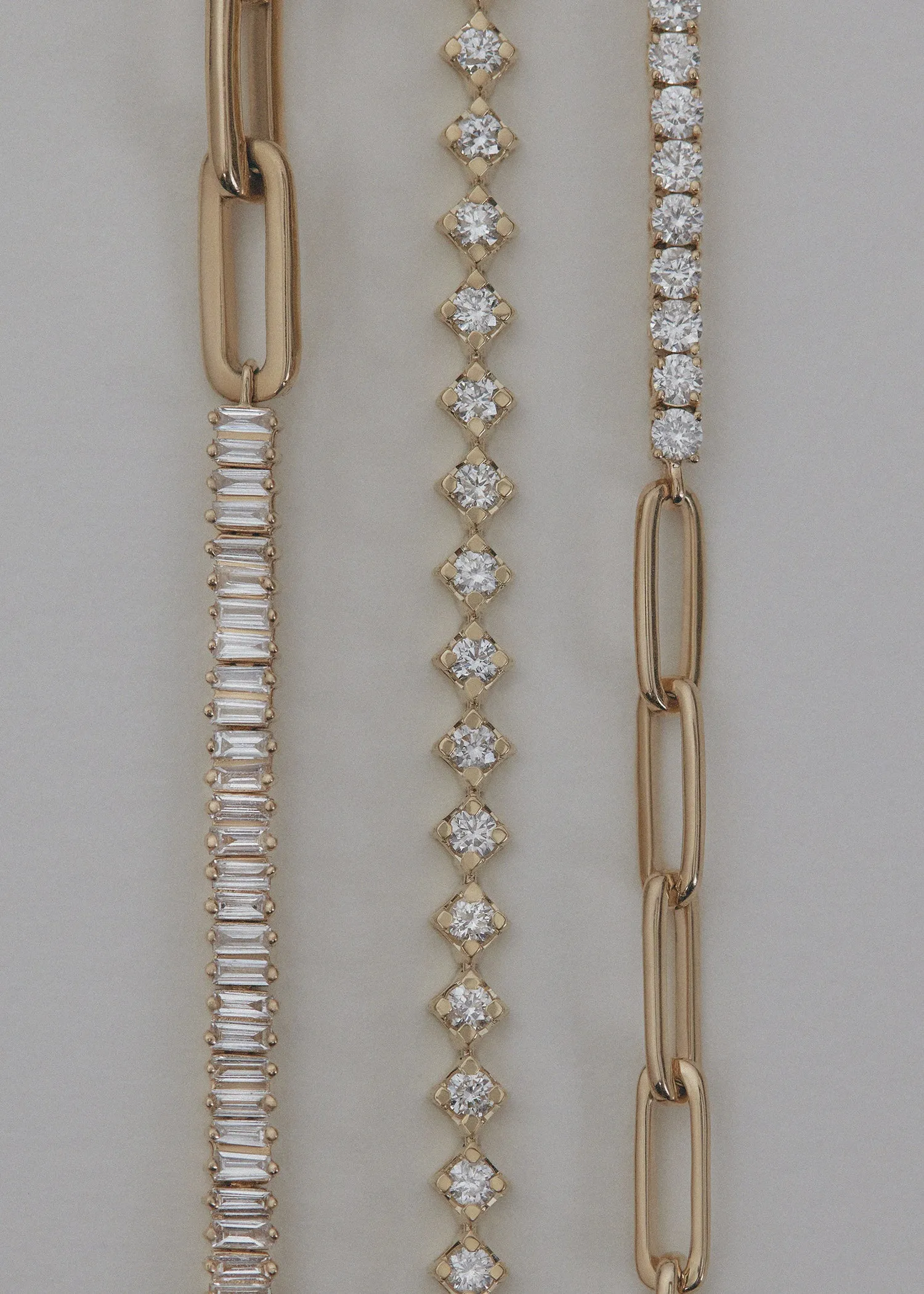 Serena Baguette Tennis Link Bracelet Diamond sold by Kinn product image thumbnail 5