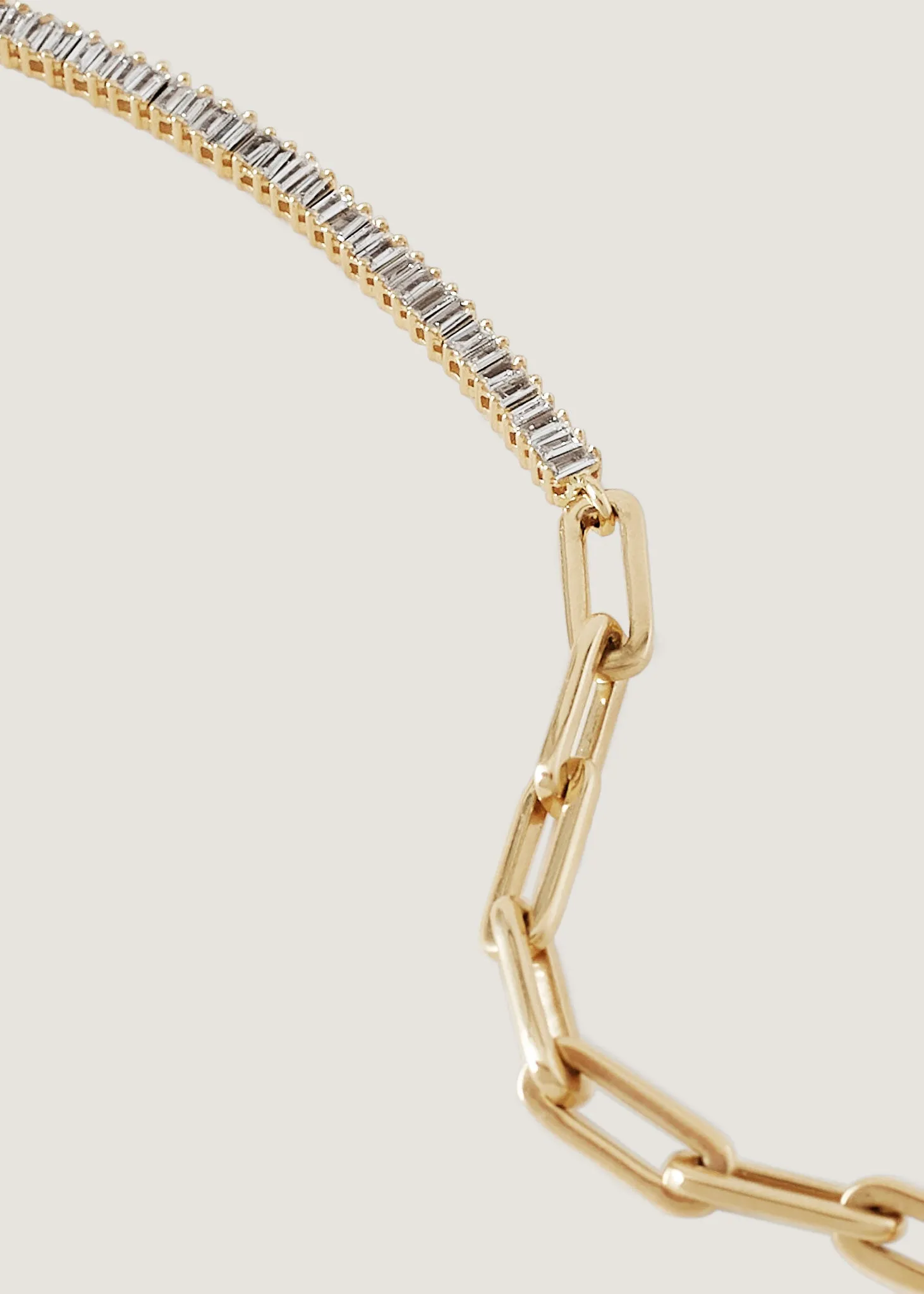 Serena Baguette Tennis Link Bracelet Diamond sold by Kinn product image thumbnail 3