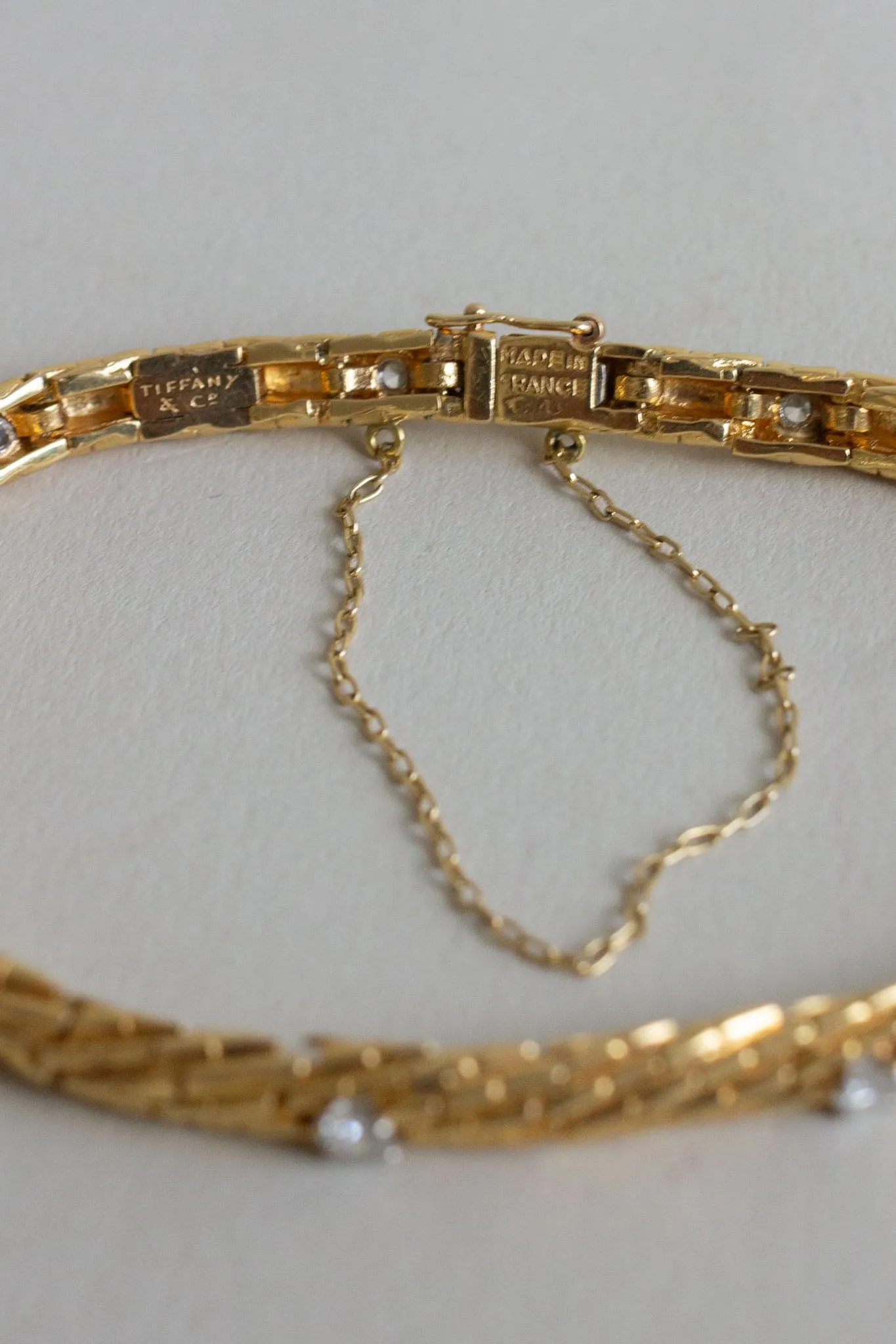 Vintage Tiffany & Co Diamond Rope Chain Bracelet sold by Kinn product image thumbnail 3