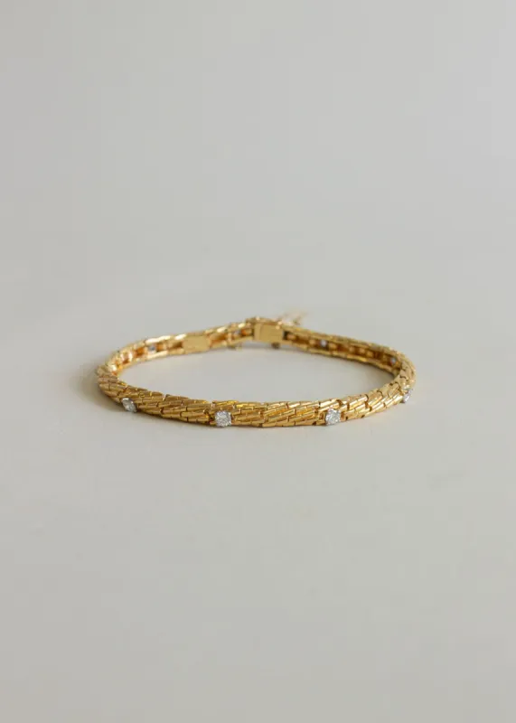 Vintage Tiffany & Co Diamond Rope Chain Bracelet sold by Kinn