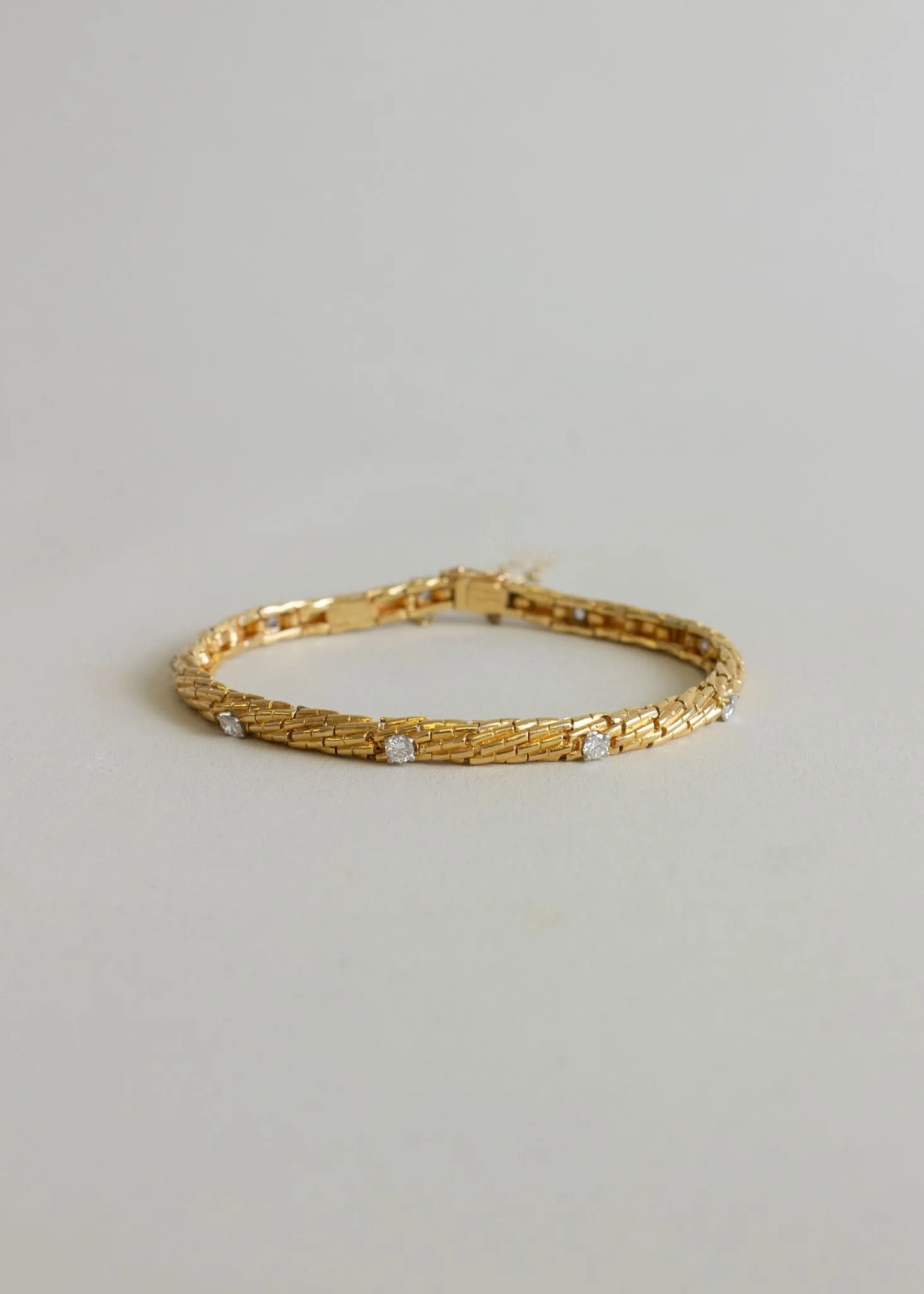 Vintage Tiffany & Co Diamond Rope Chain Bracelet sold by Kinn