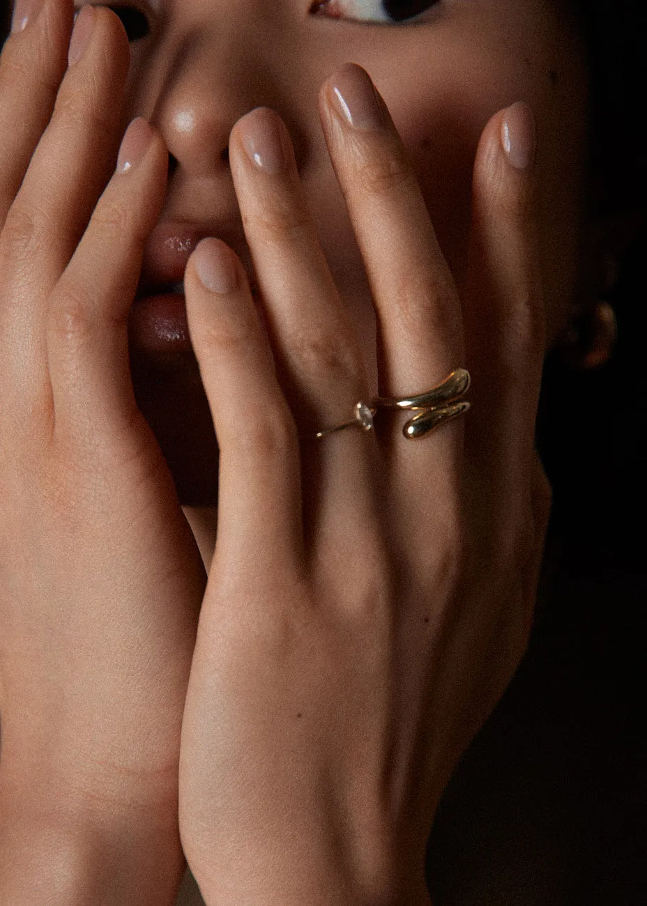 Willow Wrap Around Ring Gold sold by Kinn product image thumbnail 2