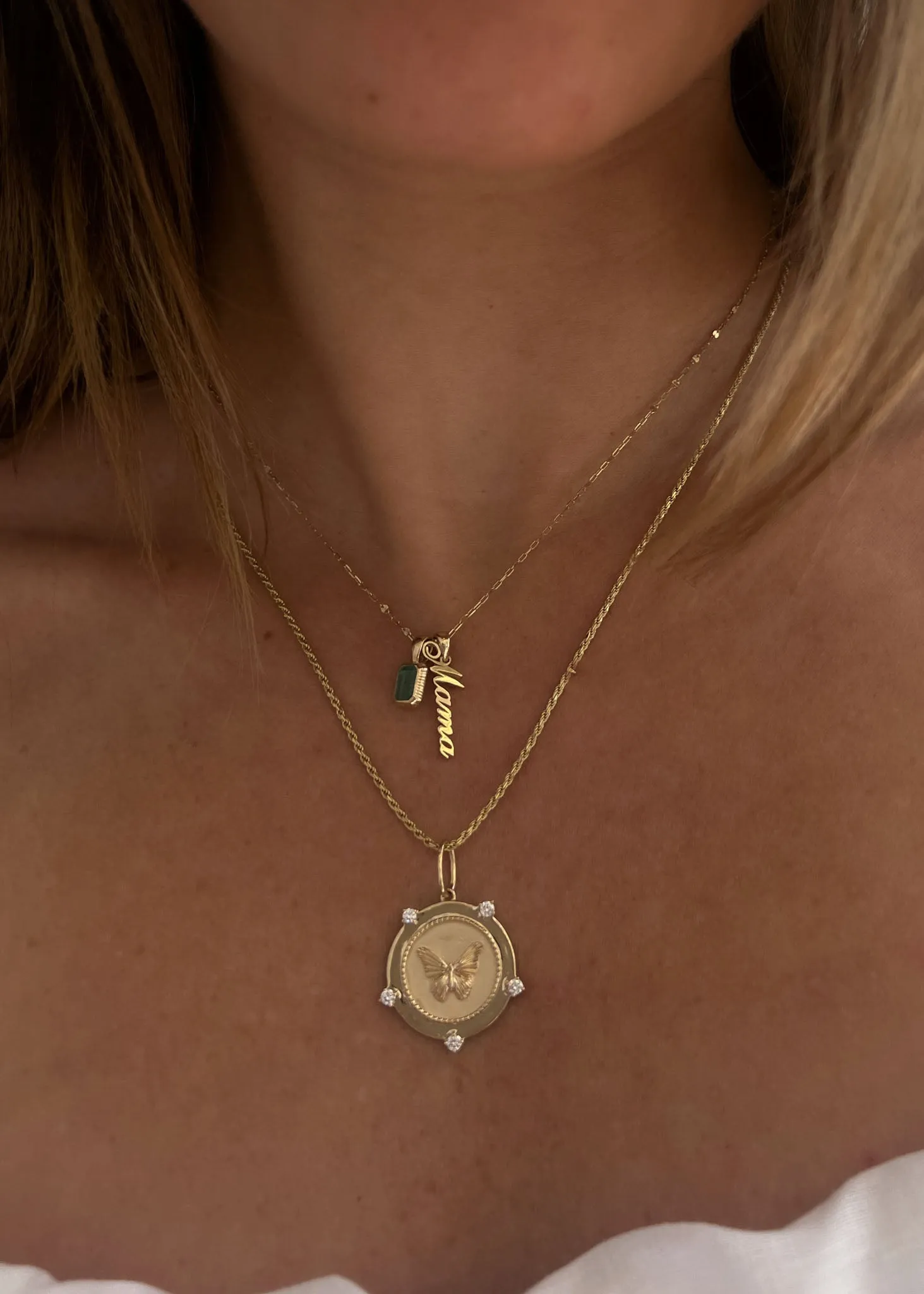 Butterfly Coin Pendant Diamond sold by Kinn product image thumbnail 4