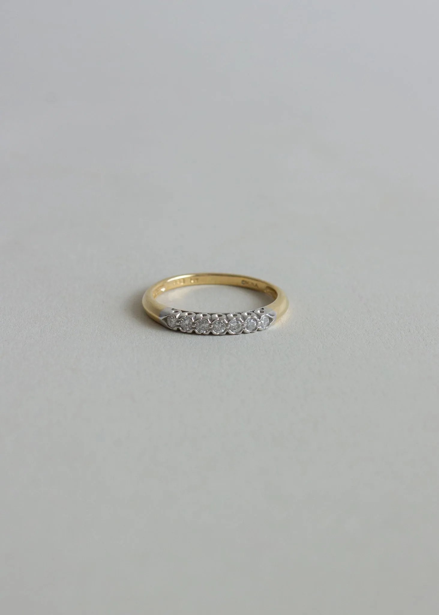 Vintage Seven Diamond Band Ring sold by Kinn