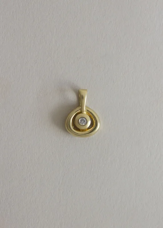 Vintage Evil Eye Diamond Pendant sold by Kinn