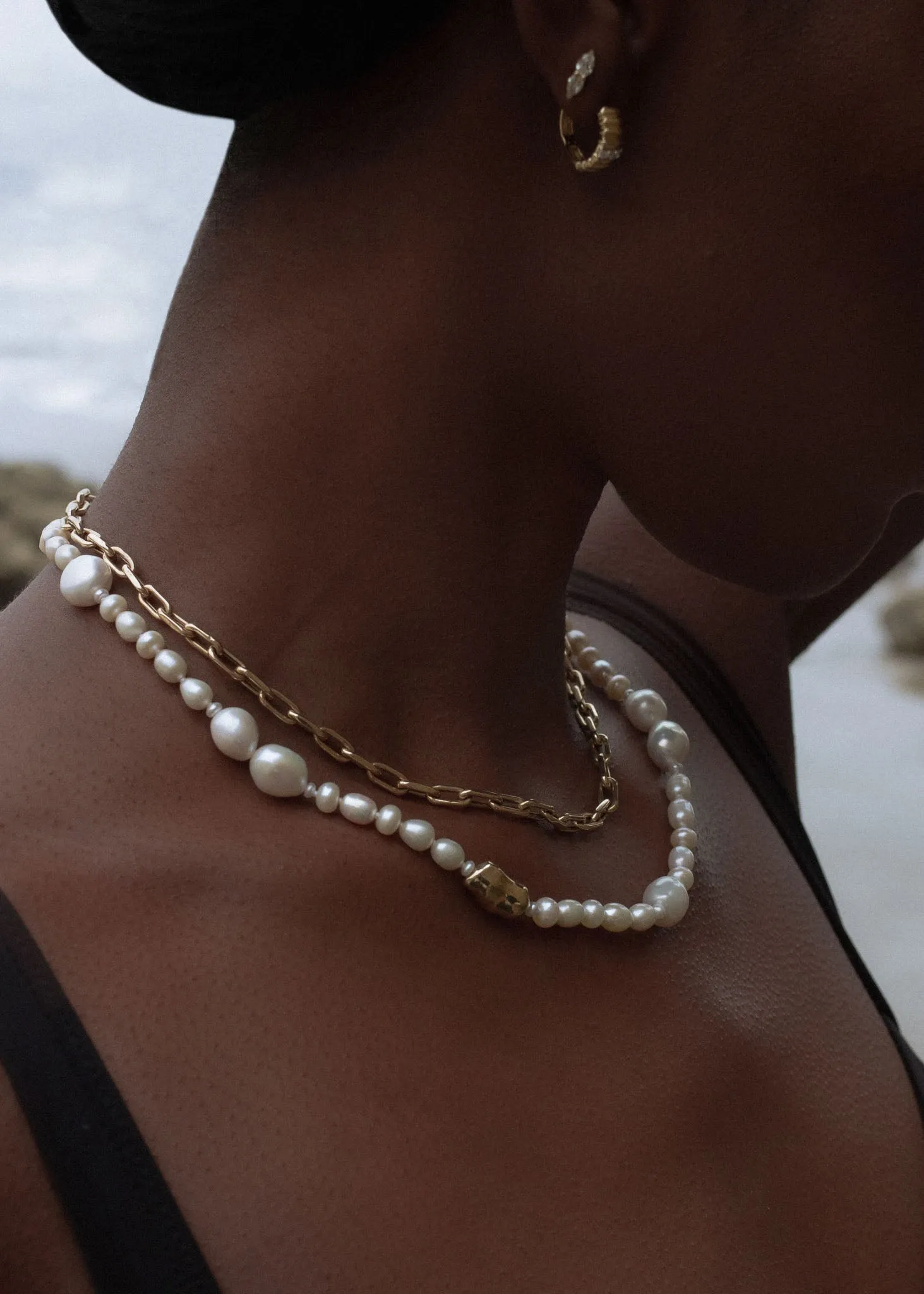 Lucy Baroque Pearl Necklace sold by Kinn product image thumbnail 3