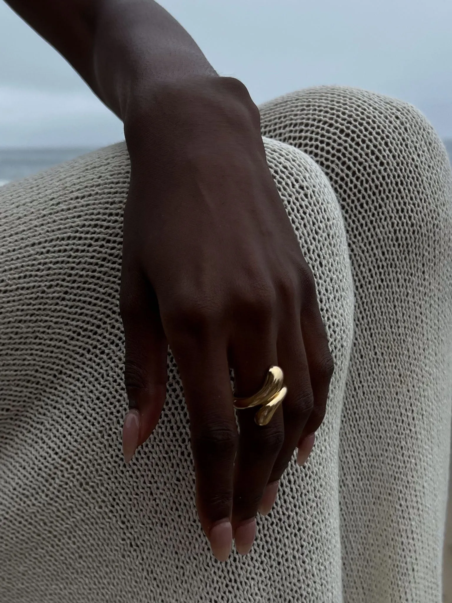 Bold Willow Wrap Around Ring Gold sold by Kinn product image thumbnail 2