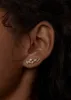 Nichaela Bar Stud Earrings Diamond sold by Kinn