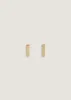 Nichaela Bar Stud Earrings Diamond sold by Kinn