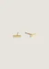 Nichaela Bar Stud Earrings Diamond sold by Kinn