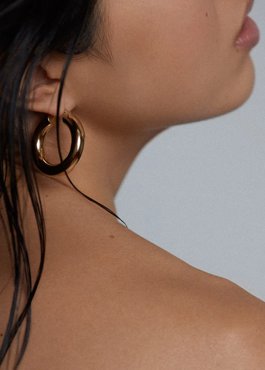 Bold Hoop Earrings Medium sold by Kinn product image thumbnail 2