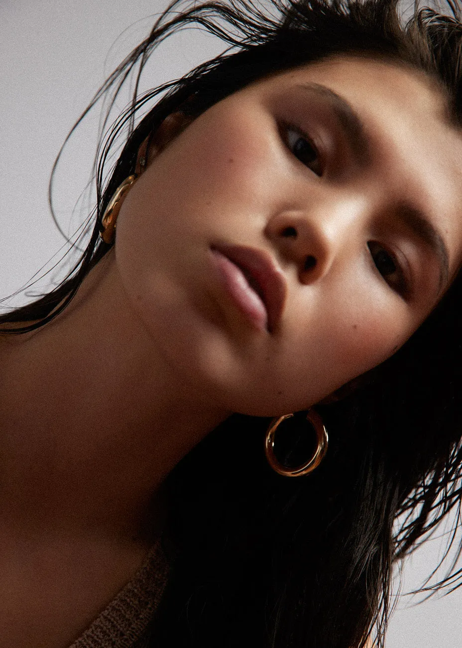 Bold Hoop Earrings Medium sold by Kinn product image thumbnail 4