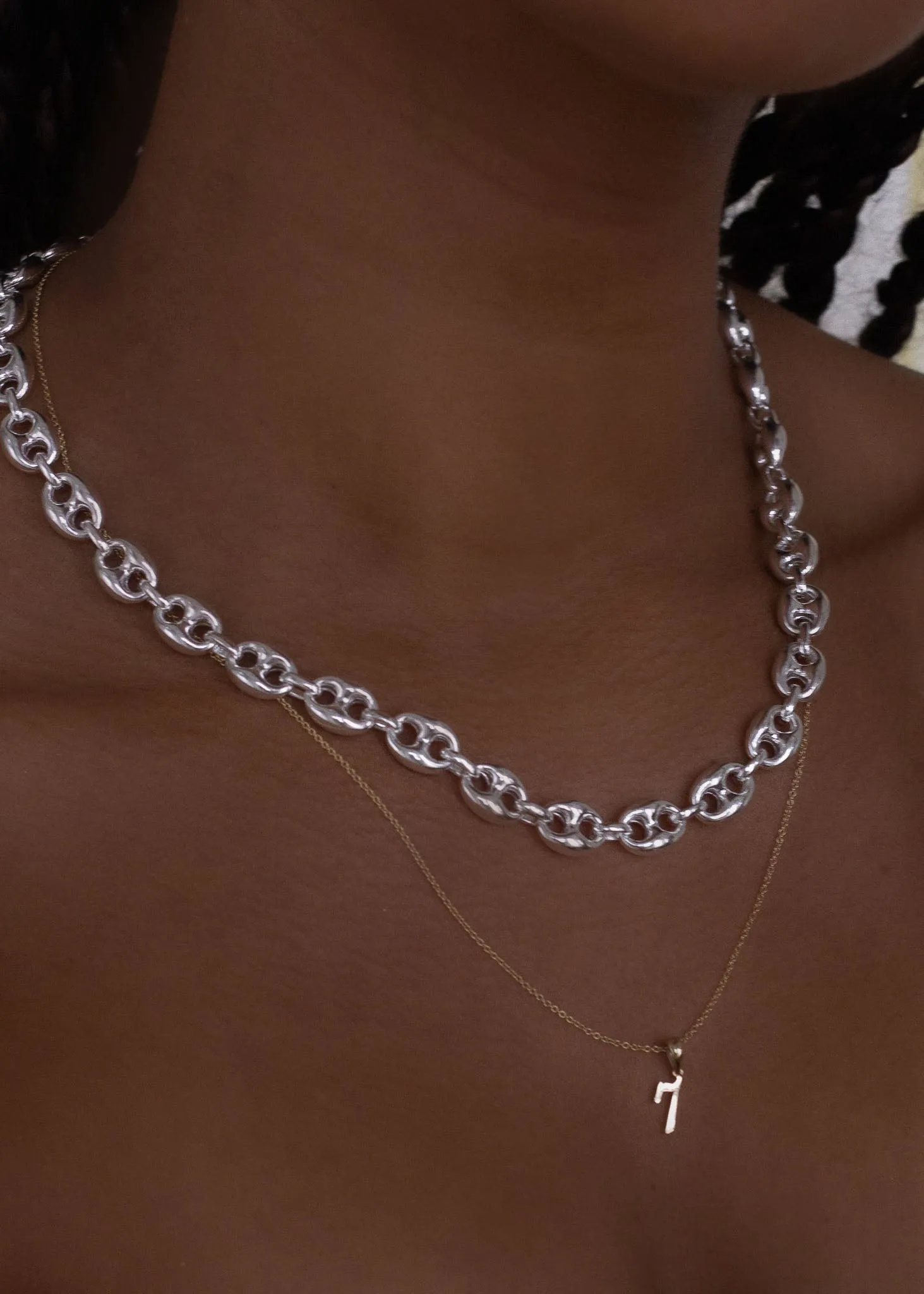 Puffed Mariner Chain Necklace Silver sold by Kinn product image thumbnail 4