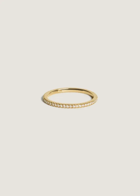 Archive Dahlia Pavé Ring 1.6mm Diamond sold by Kinn