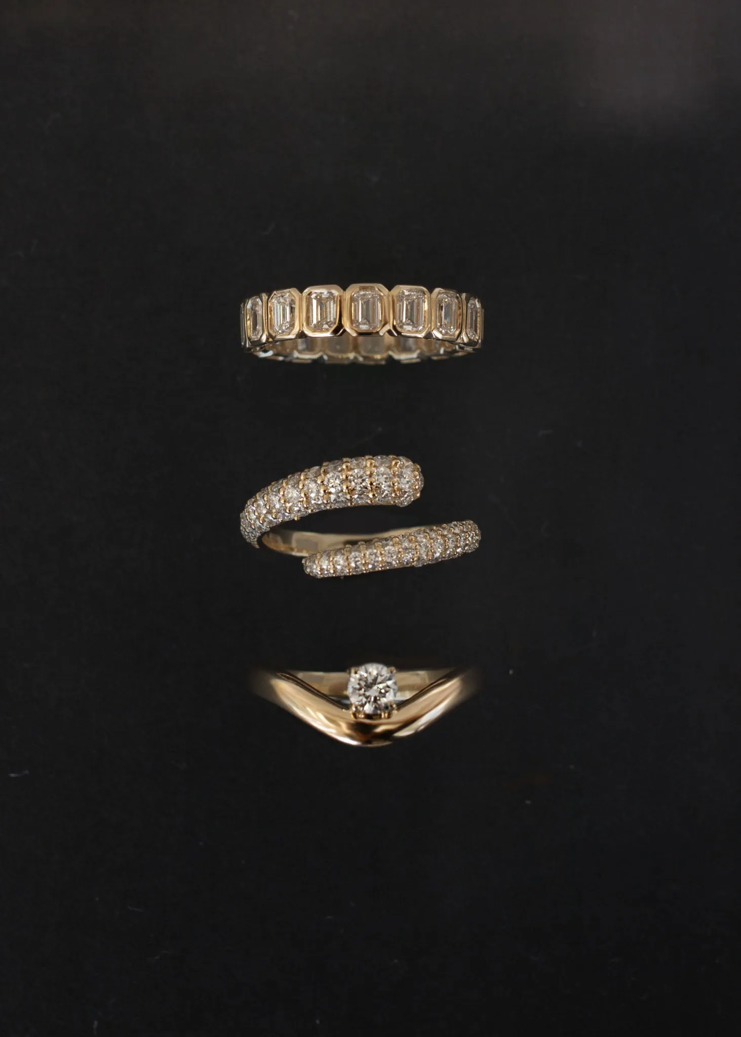 Katherine Curved Ring Diamond sold by Kinn product image thumbnail 4