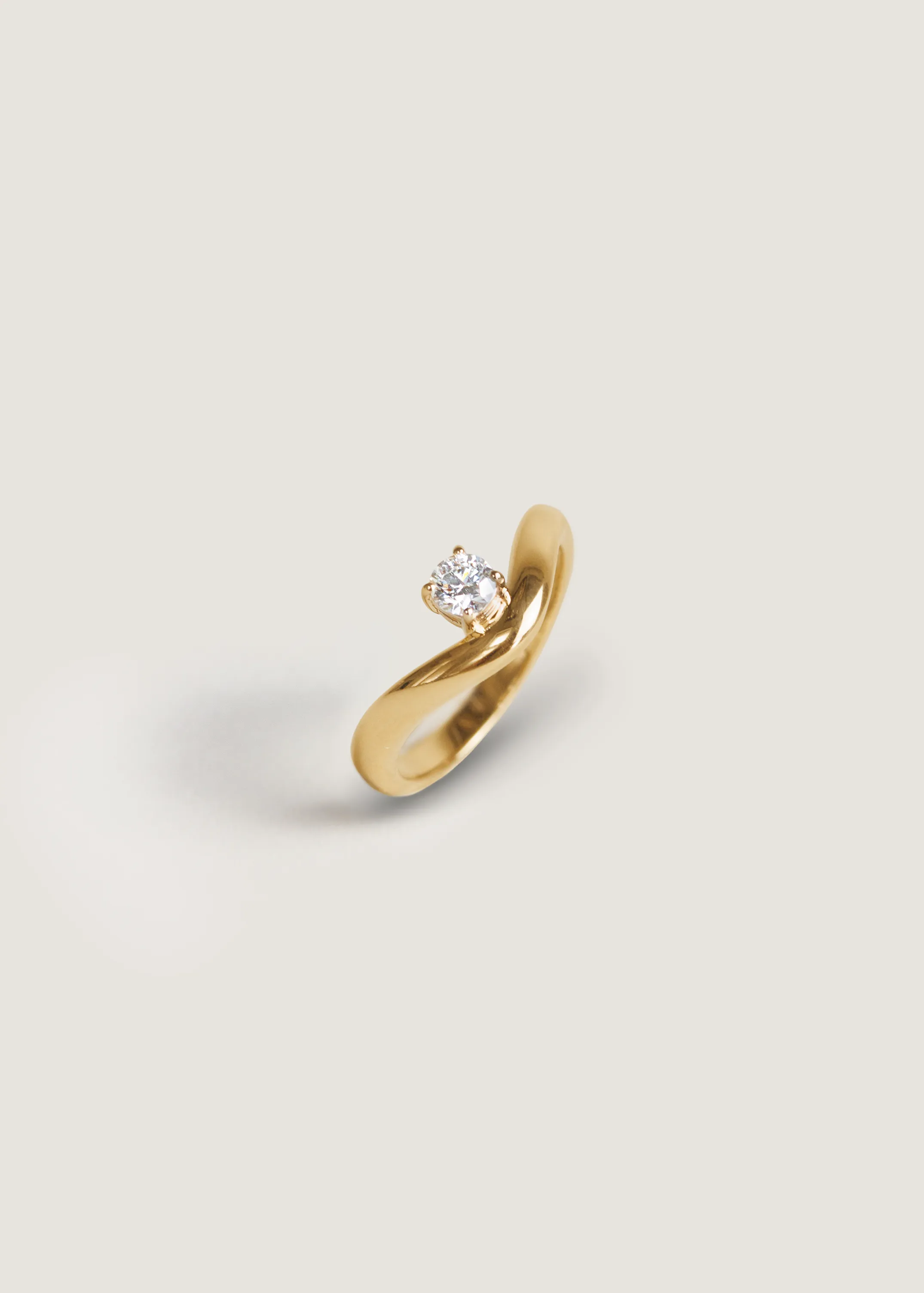 Katherine Curved Ring Diamond sold by Kinn product image thumbnail 3
