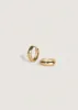 Claudine Twist & Classic Huggie Earring Stack sold by Kinn