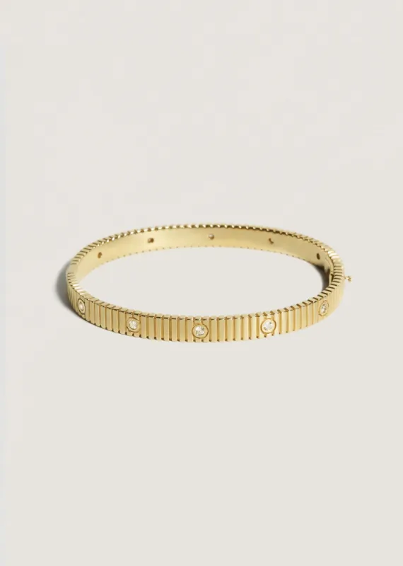 Solis Ribbed IV Anniversary Bracelet sold by Kinn
