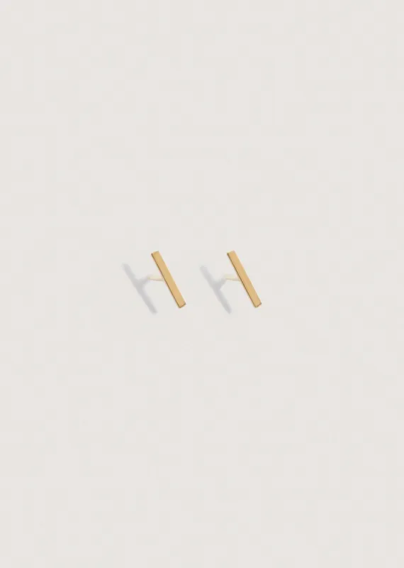 Micro Bar Stud Earrings sold by Kinn