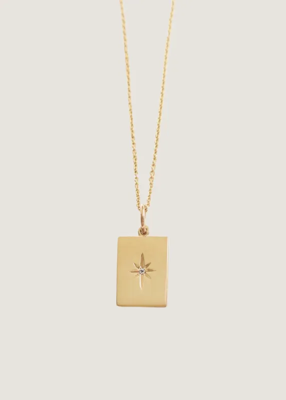 North Star Necklace Diamond sold by Kinn