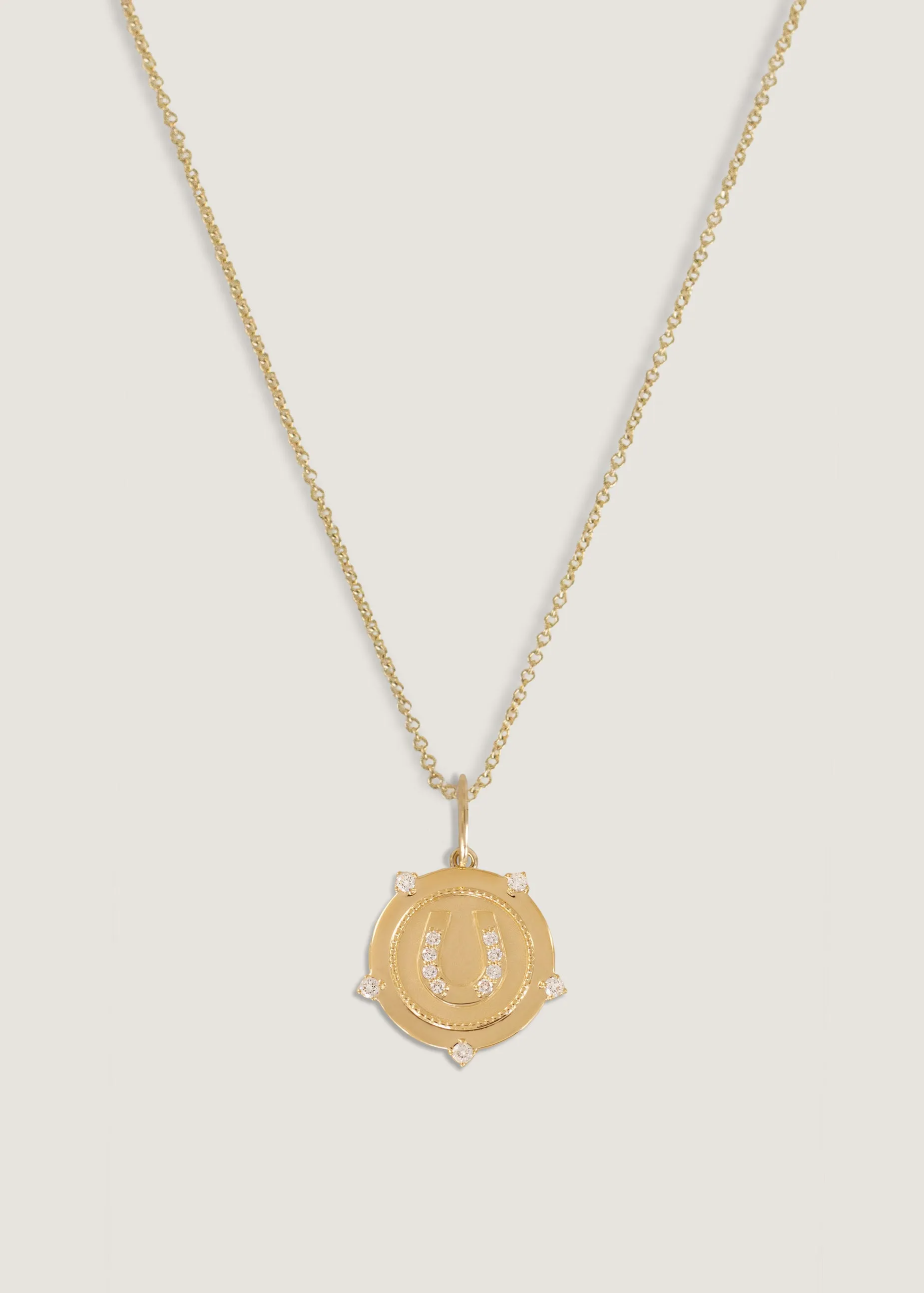 Horseshoe Coin Necklace Diamond sold by Kinn product image thumbnail 3