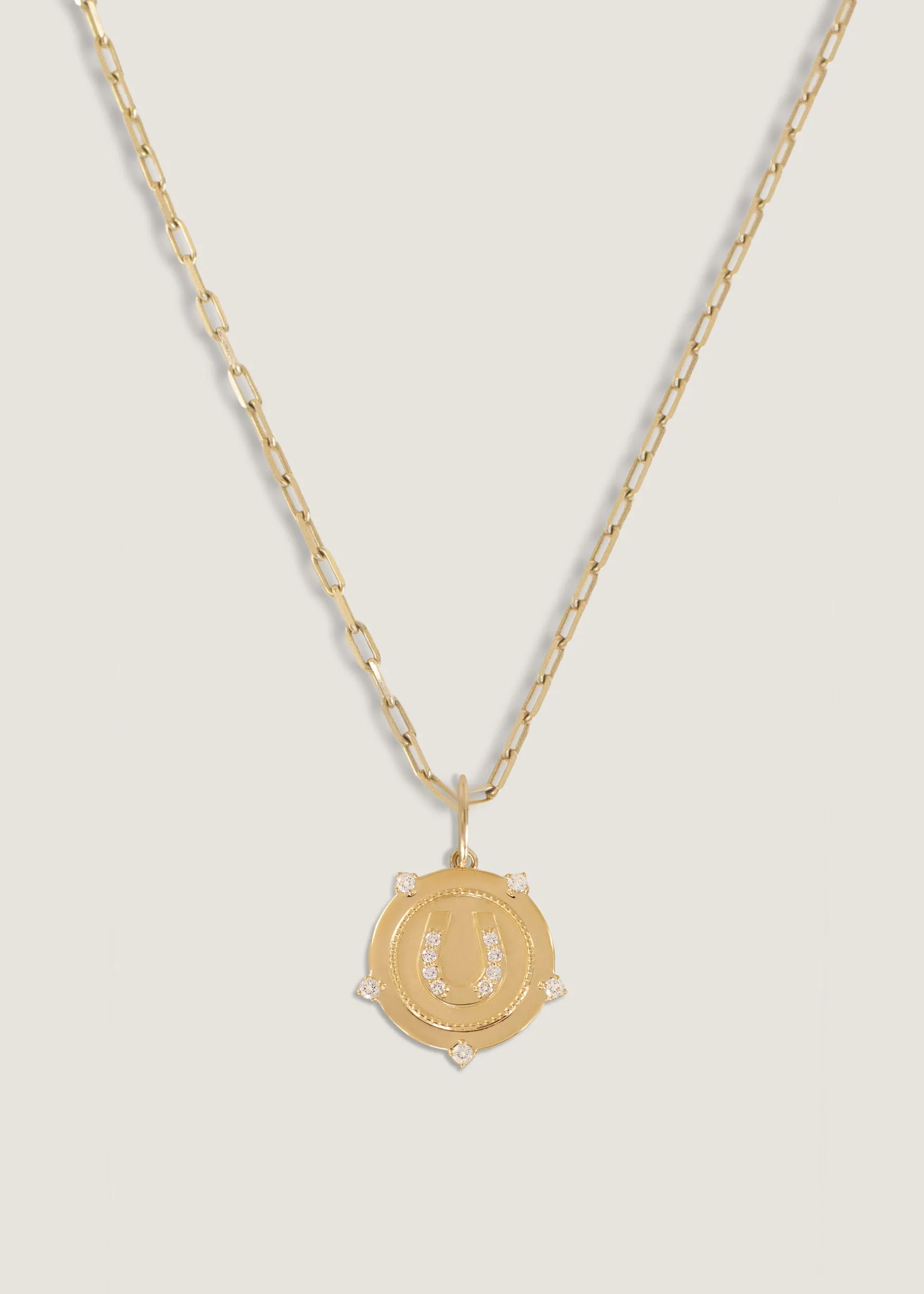 Horseshoe Coin Necklace Diamond sold by Kinn product image thumbnail 5